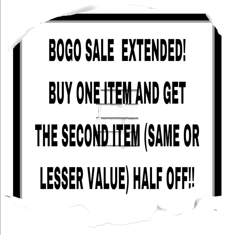 BOGO SALE EXTENDED! Clothing Only